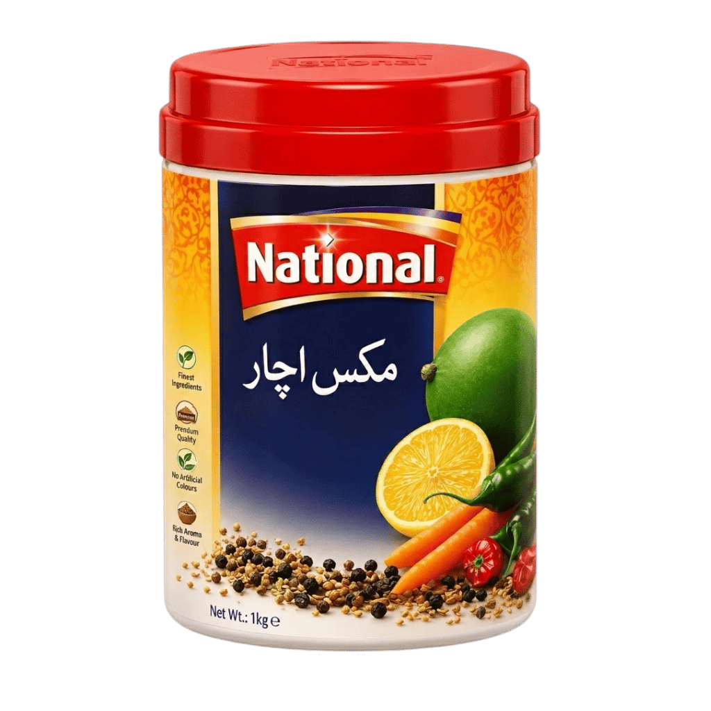 National Mixed Pickle 1 kg buy online USA - 1